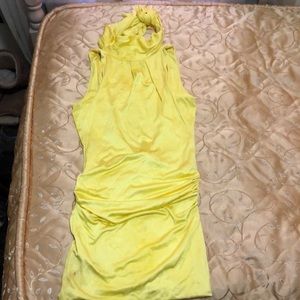EUC Yellow Bodycon Marciano Dress
